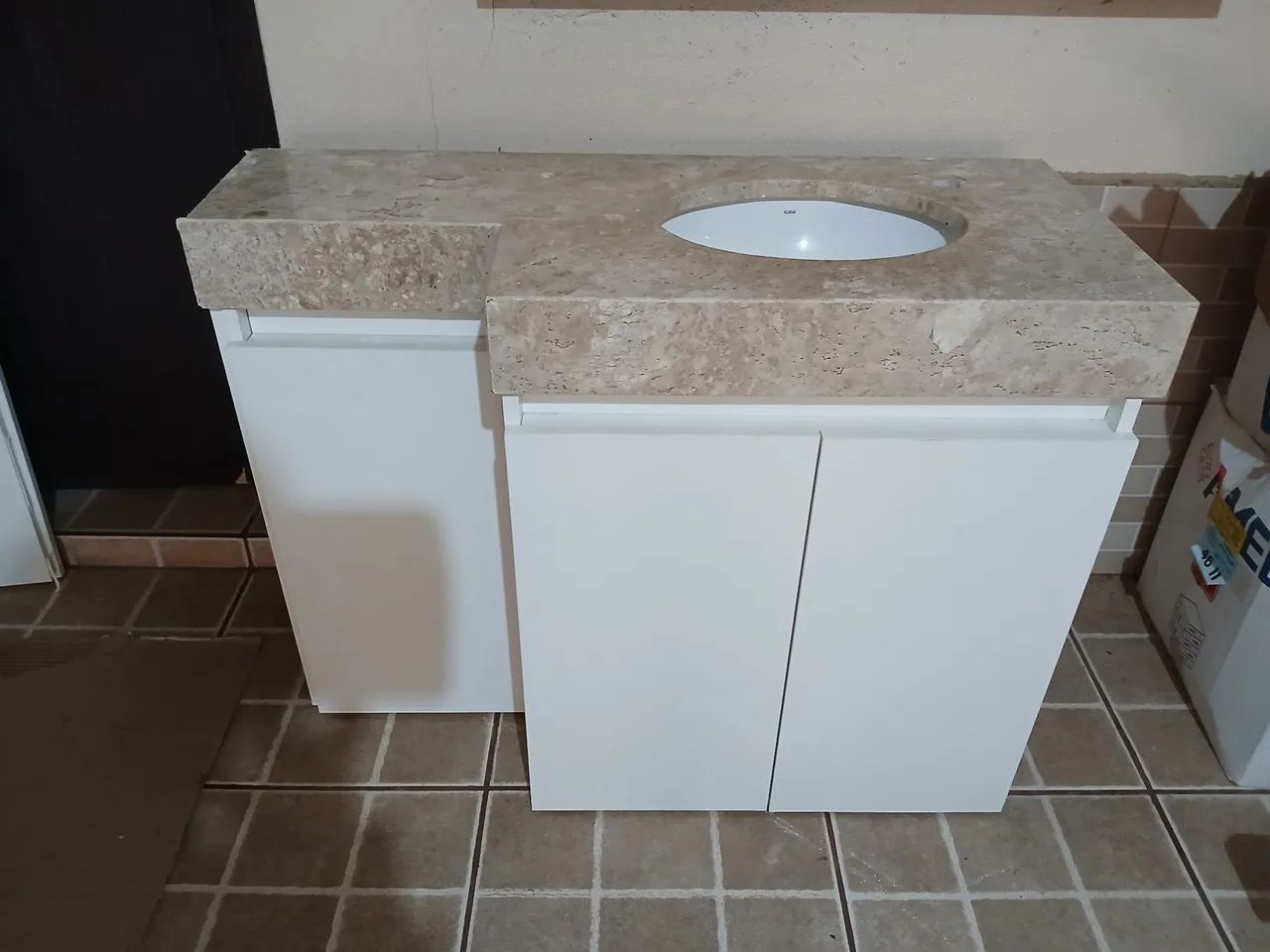Balcão de banheiro completo 