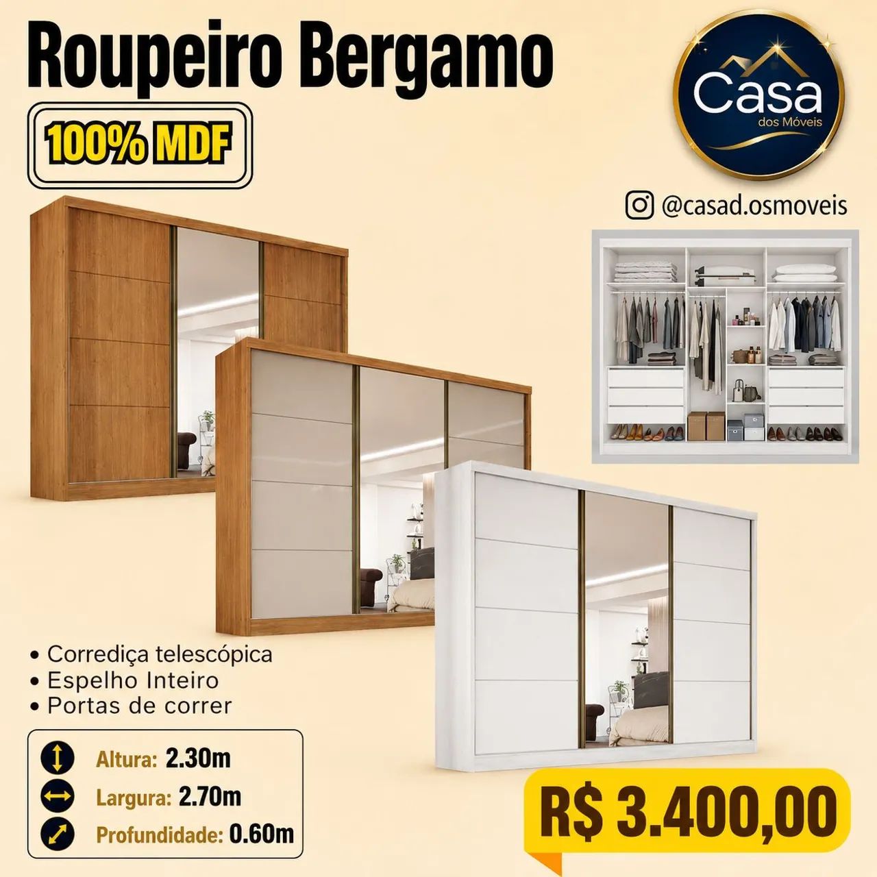 Roupeiro Bergamo 
