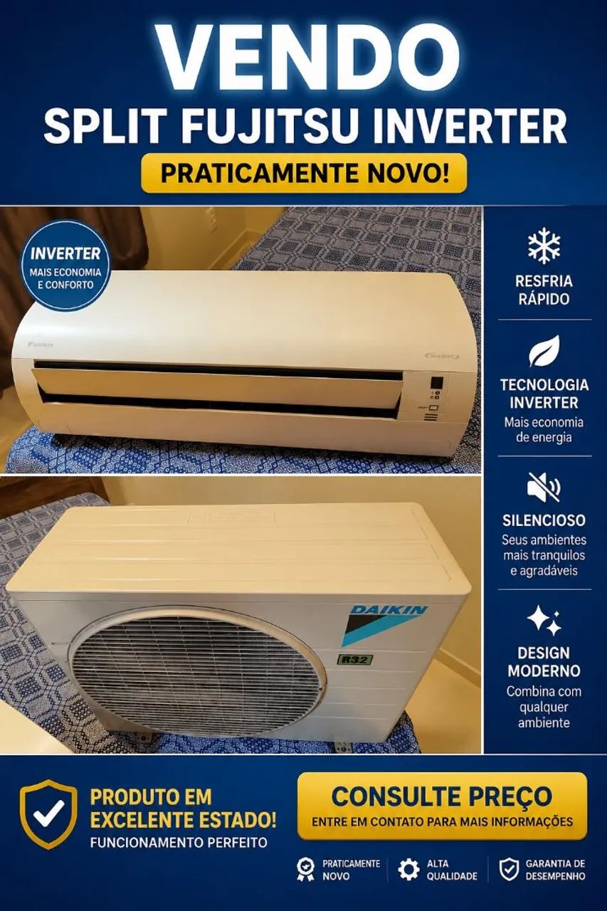 Split Fujitsu 9000 btus 