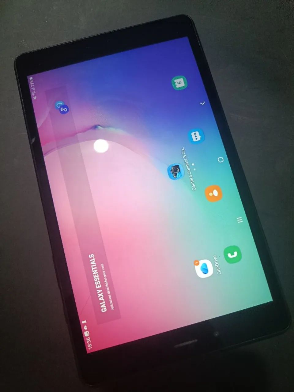 Tablet SM T295 8" Com capa de proteção 