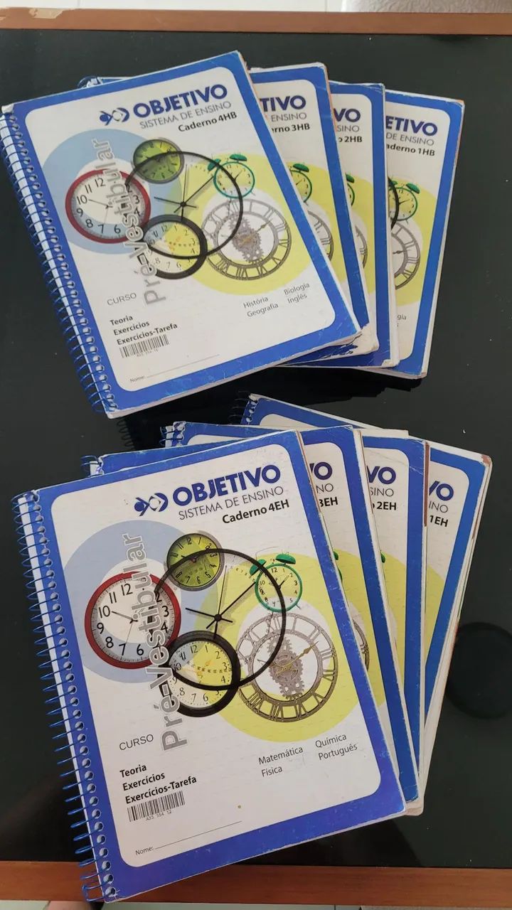 Kit De Cadernos Objetivo 2024