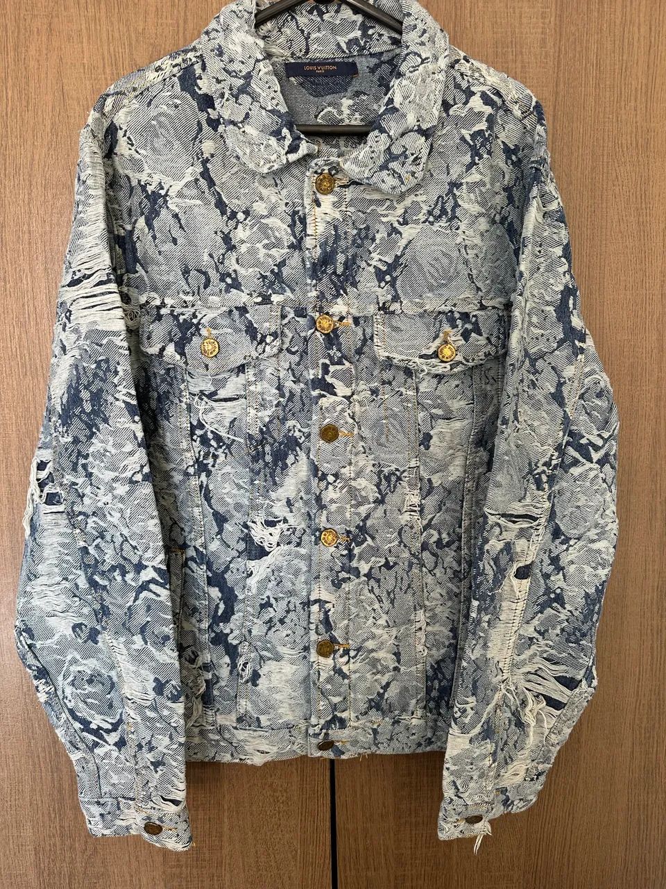 Jaqueta Louis Vuitton Floral Denim