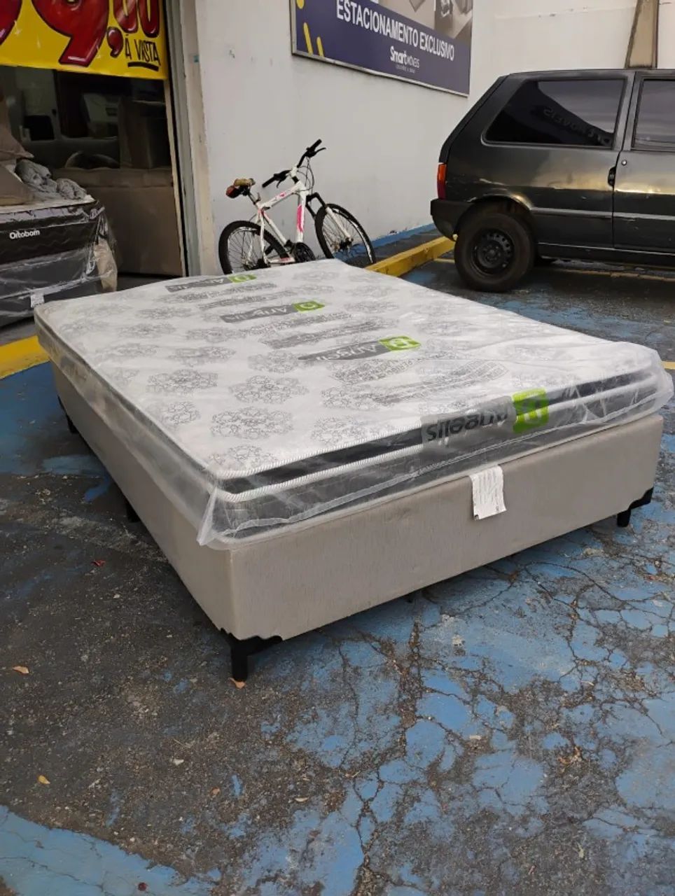 Cama box completa casal