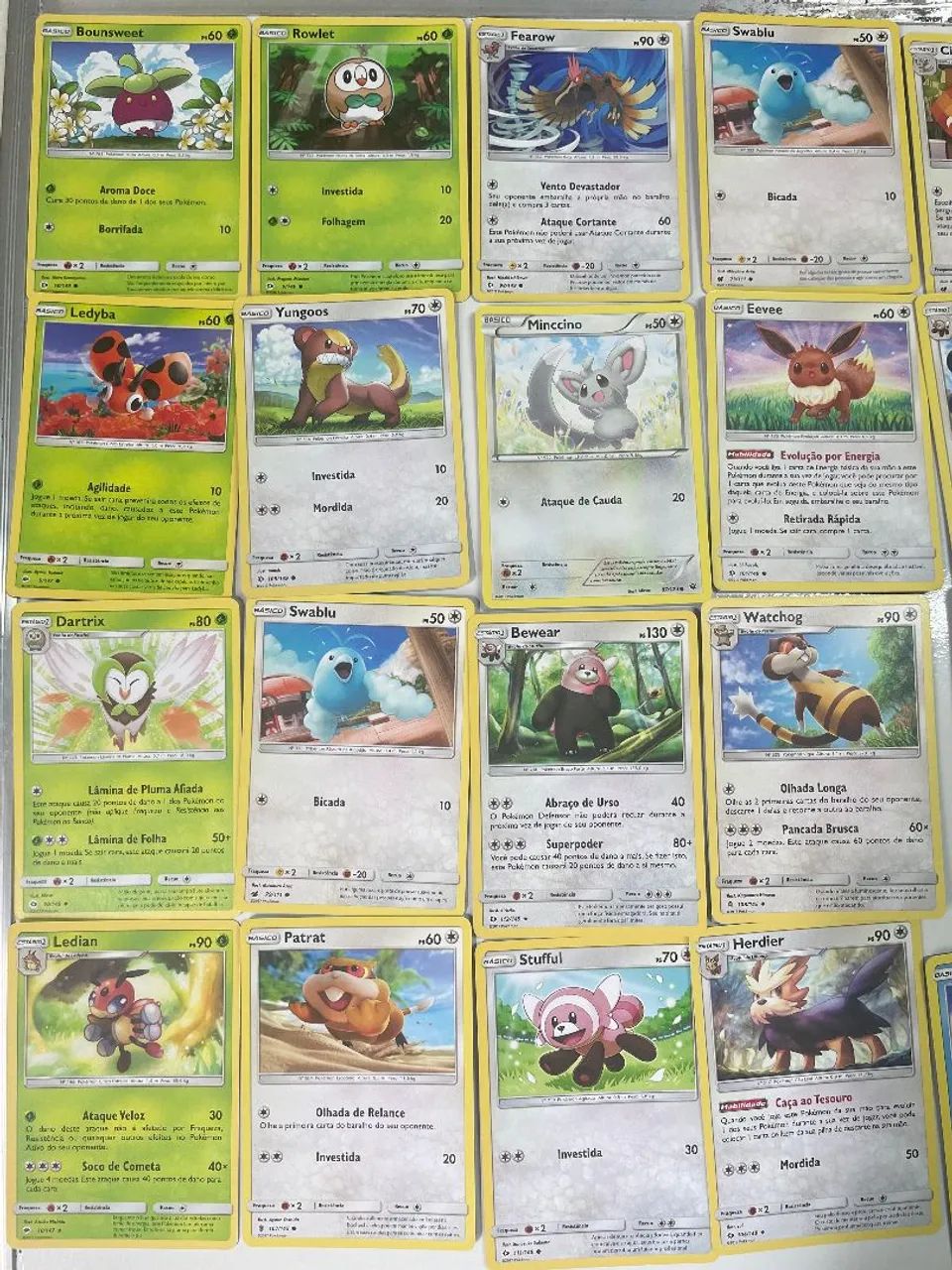 Lote 68 Cartas Pokémon Sun & Moon sem repetidas - Ideal para Iniciantes/montar deck