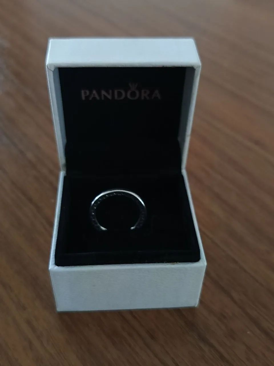 Pandora-Anel meia aliança  - Foto 2