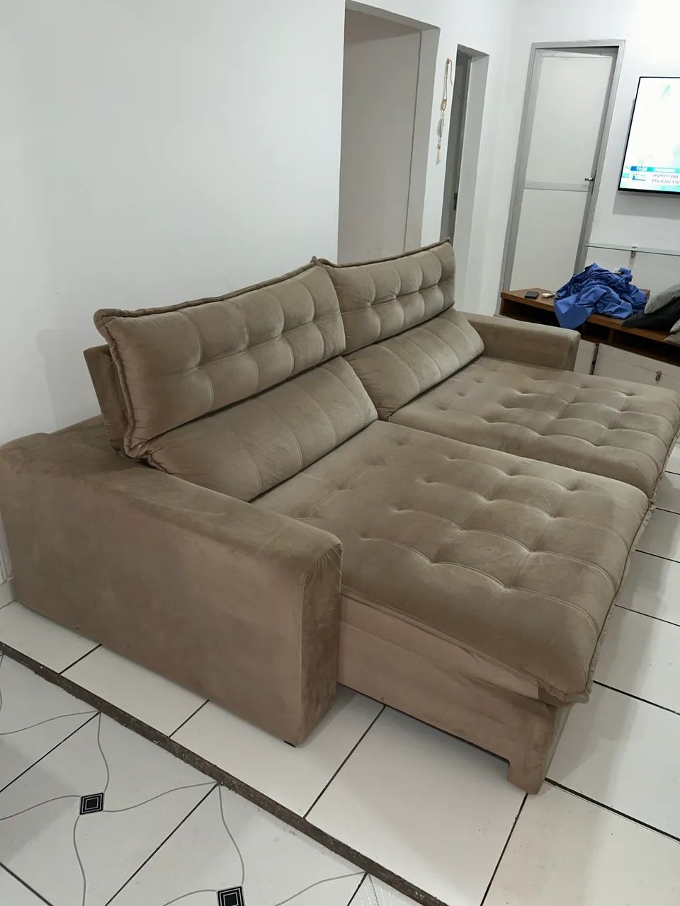 Sofá Retrátil e Reclinável 4 Lugares - Conforto Premium  - Foto 3