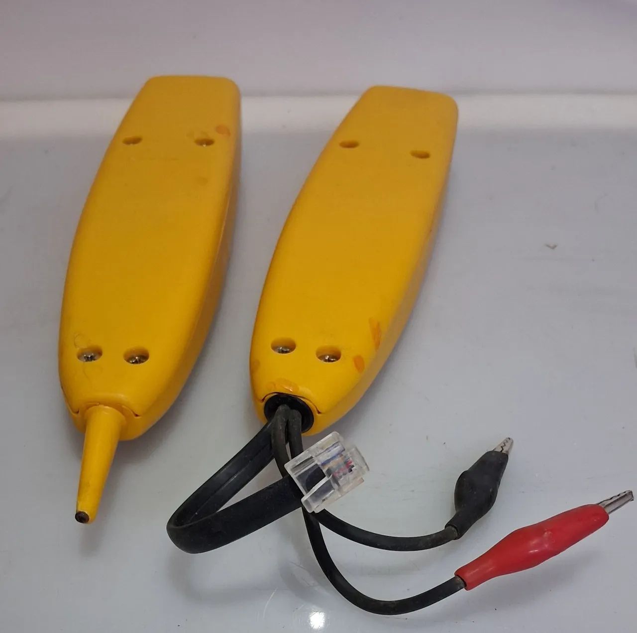 Kit Localizador e testador de cabos de rede Spartec. Usado funcionando. Sem as baterias.  - Foto 3