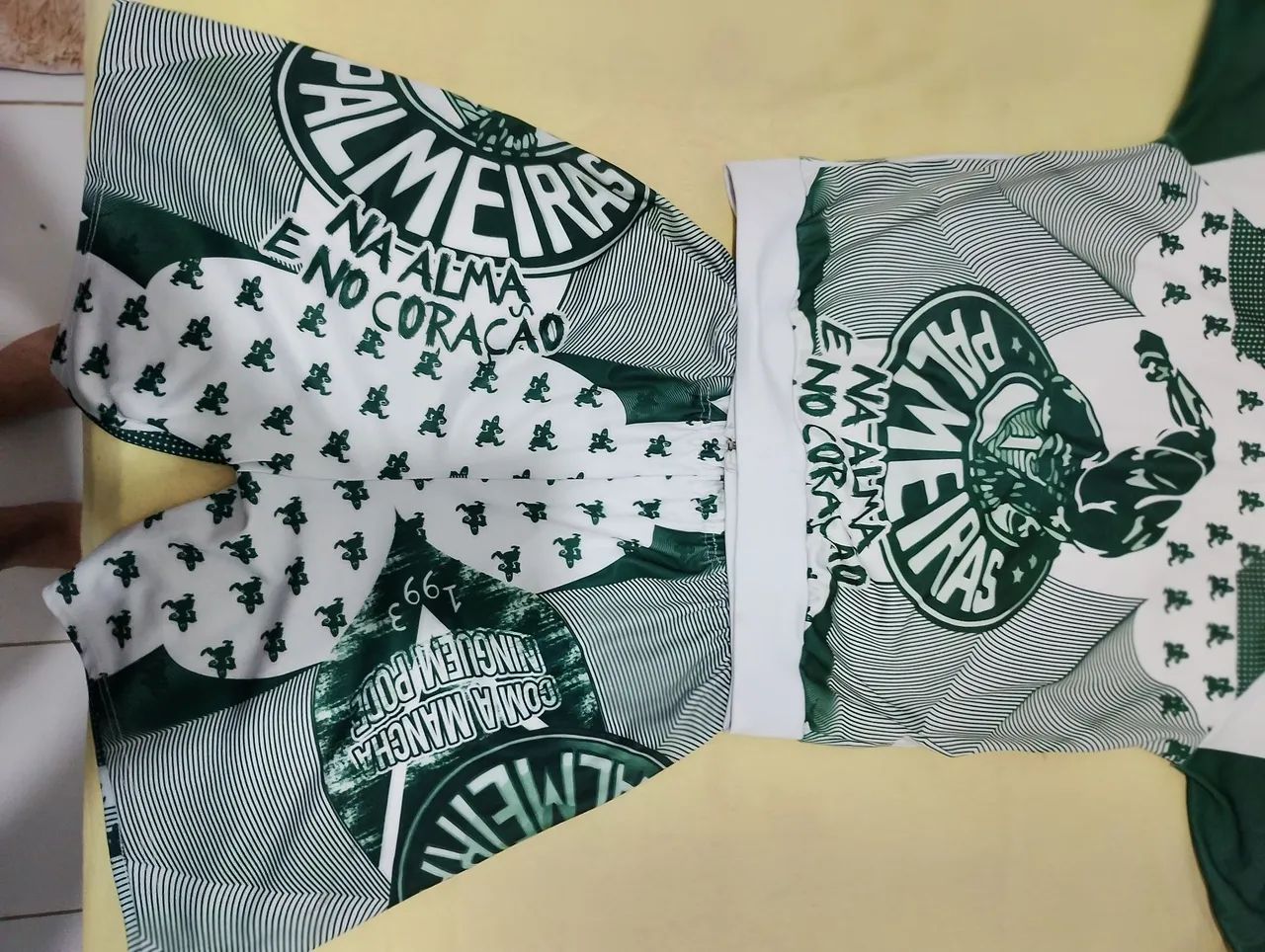 Blusão e bermudão da mancha verde do palmeiras  - Foto 2