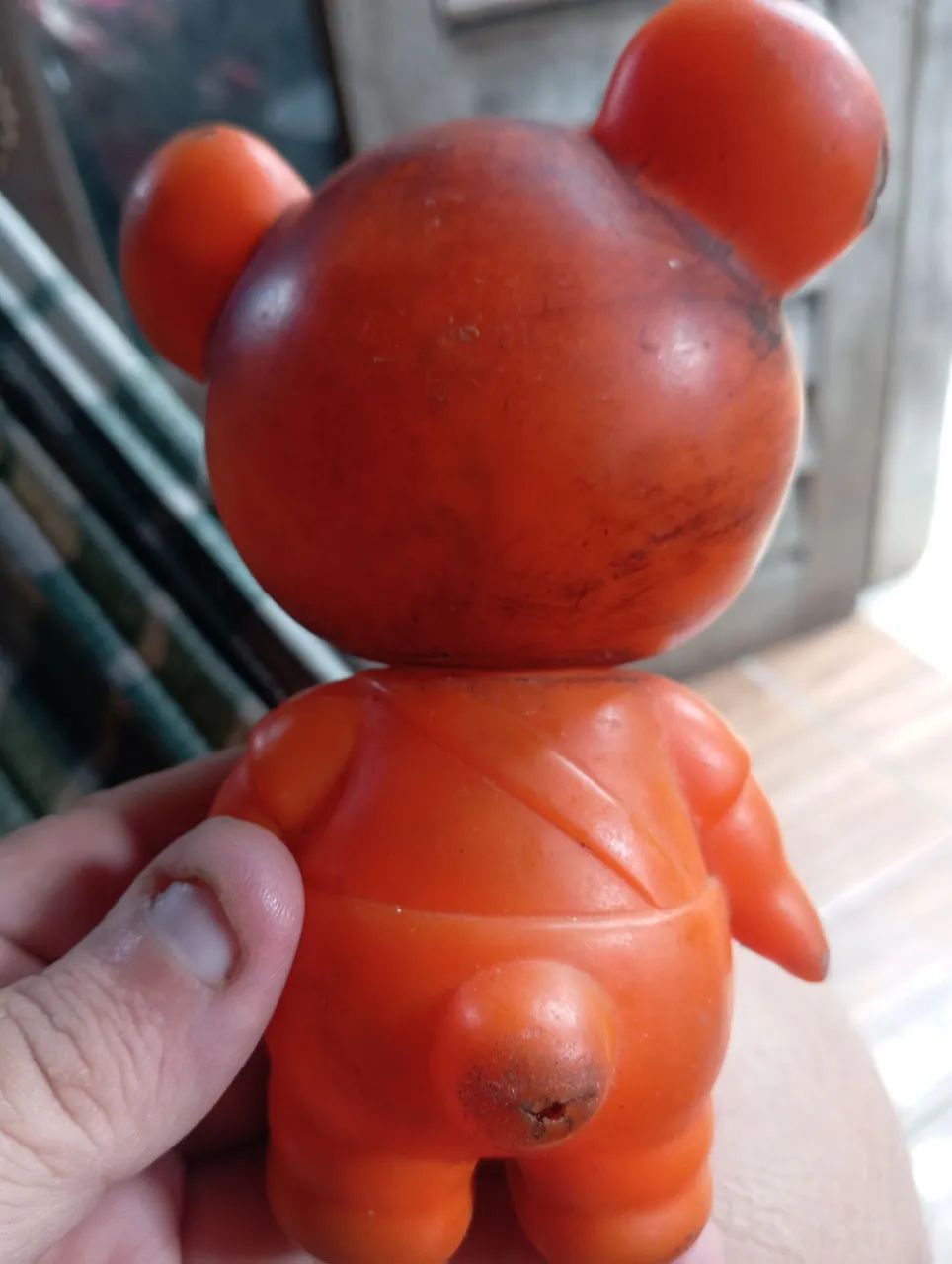 URSO DE PLÁSTICO DOS ANOS 80 - Foto 3