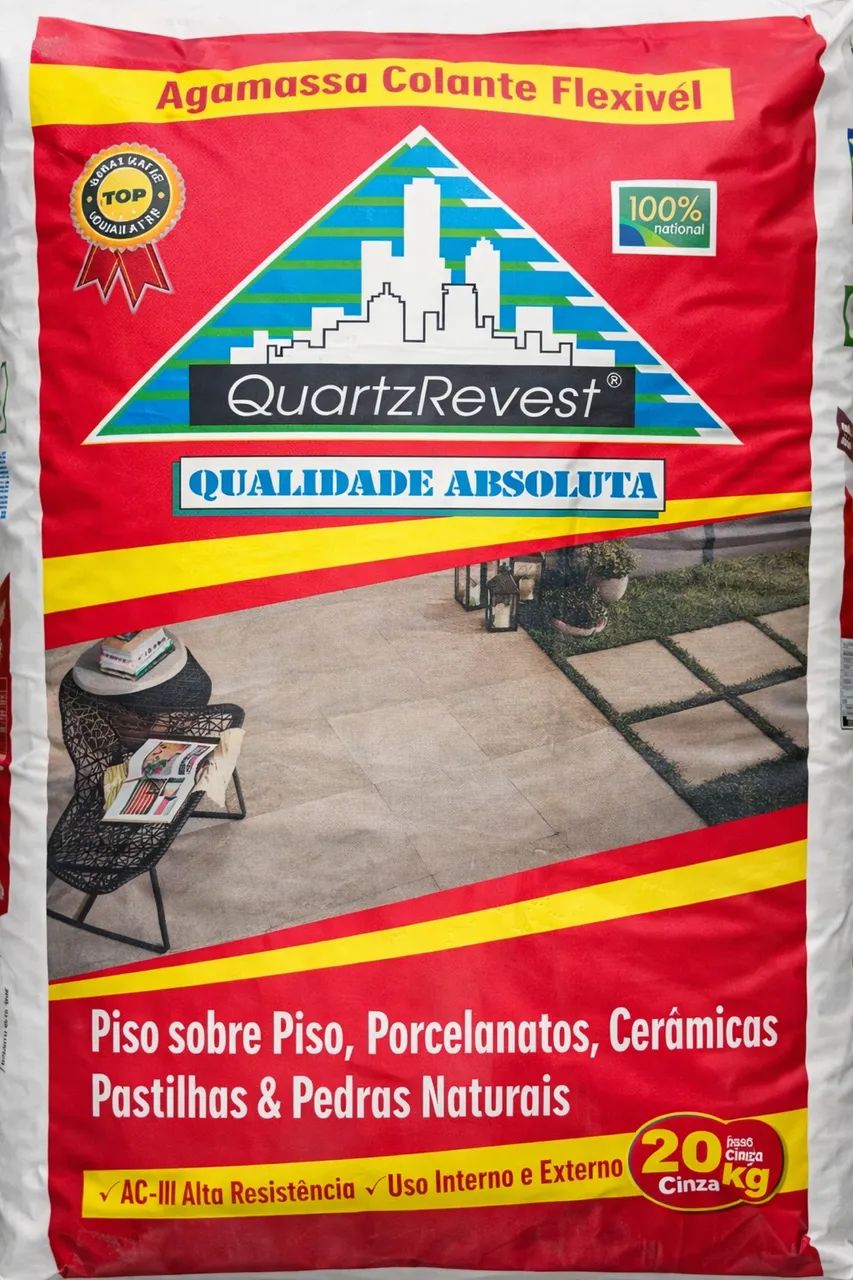 Vendo 12 pacotes de argamassas 