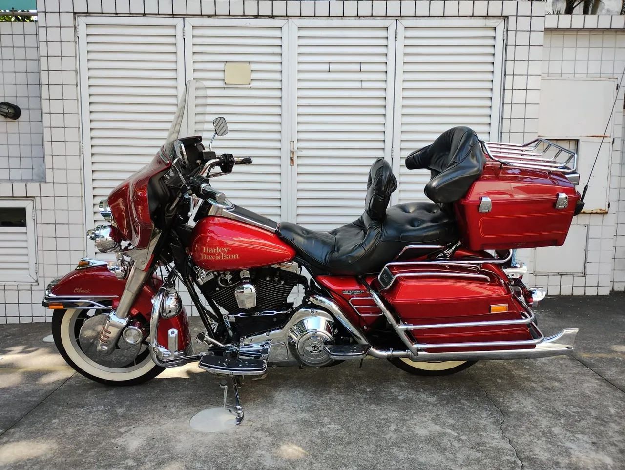 Electra Glide Classic Evolution 1991 placa preta de coleção  - Foto 2