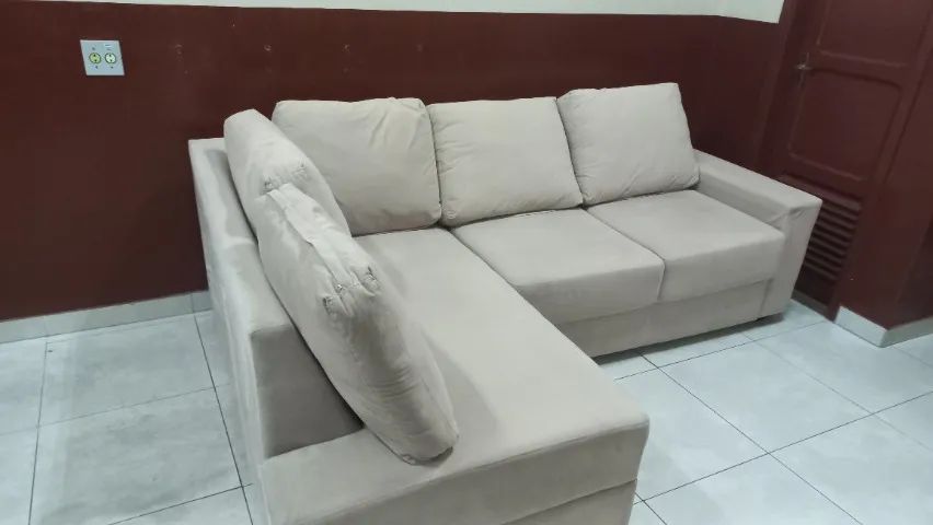 Sofá de Canto 3 lugares com Chaise - Foto 2
