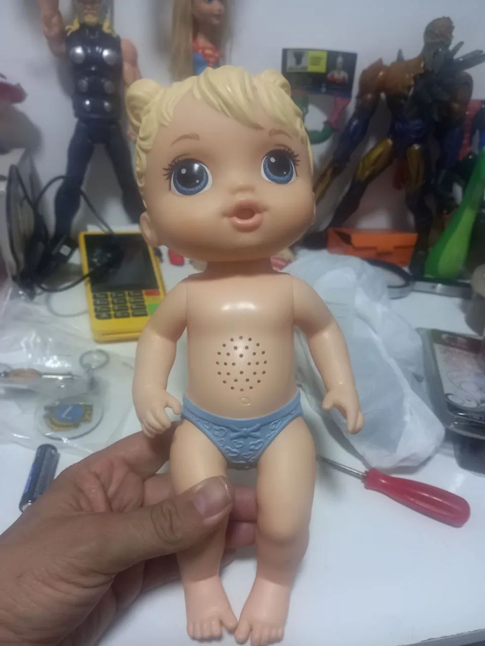 BONECA BABY A LIVE  HASBRO 
