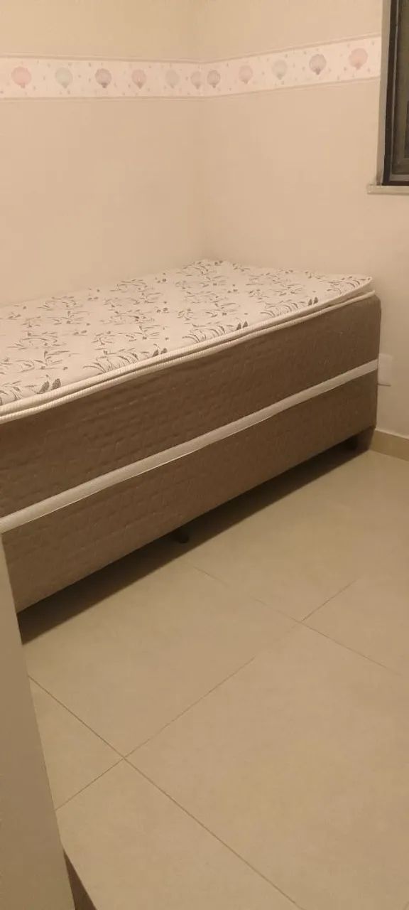 Cama Box solteiro completa 188x88