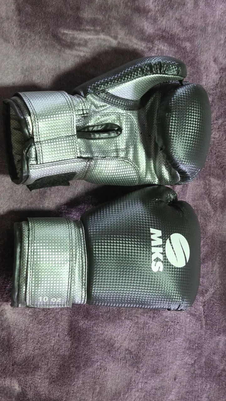 Luva MKS Myay Thai Boxe 10oz - Foto 4
