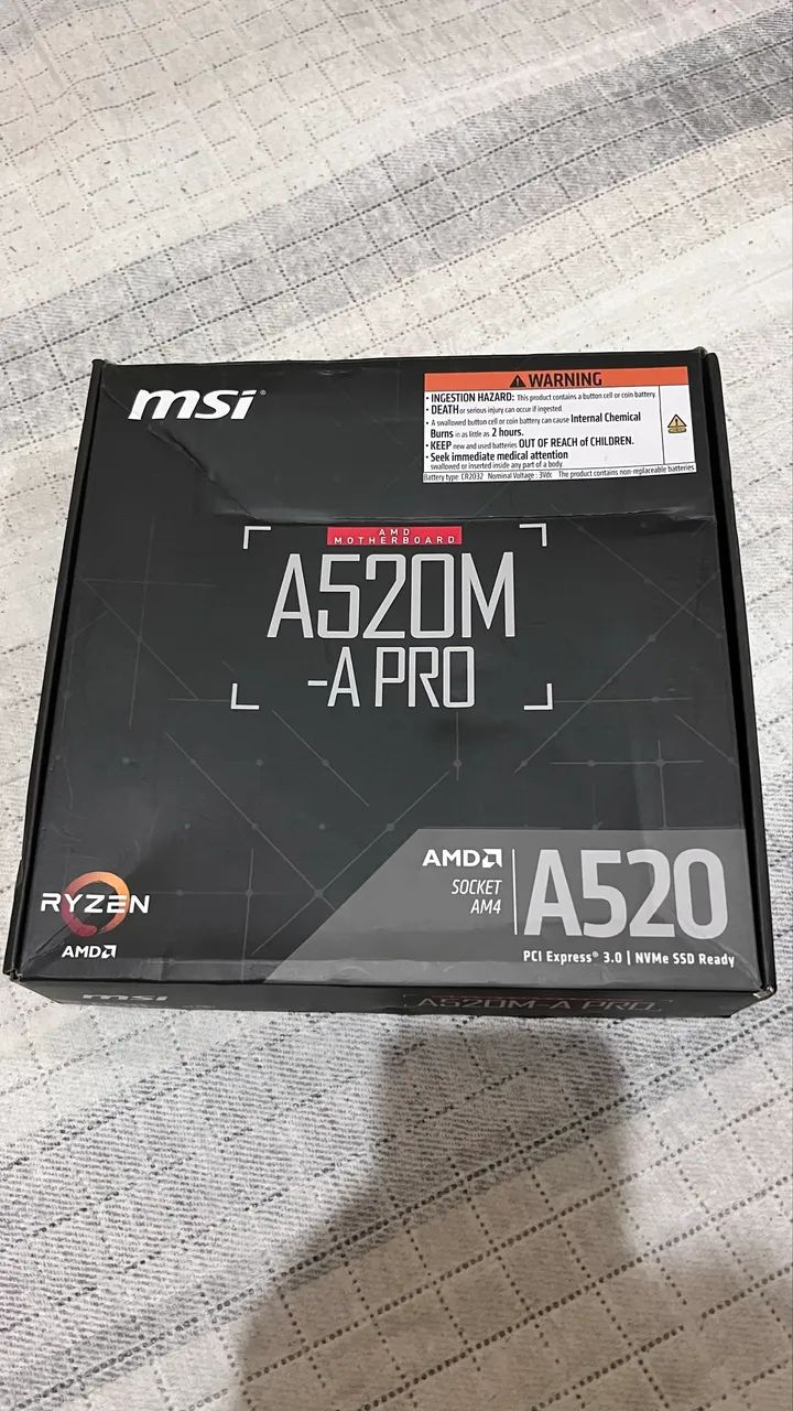 Placa mãe a520m-a pro - Foto 4