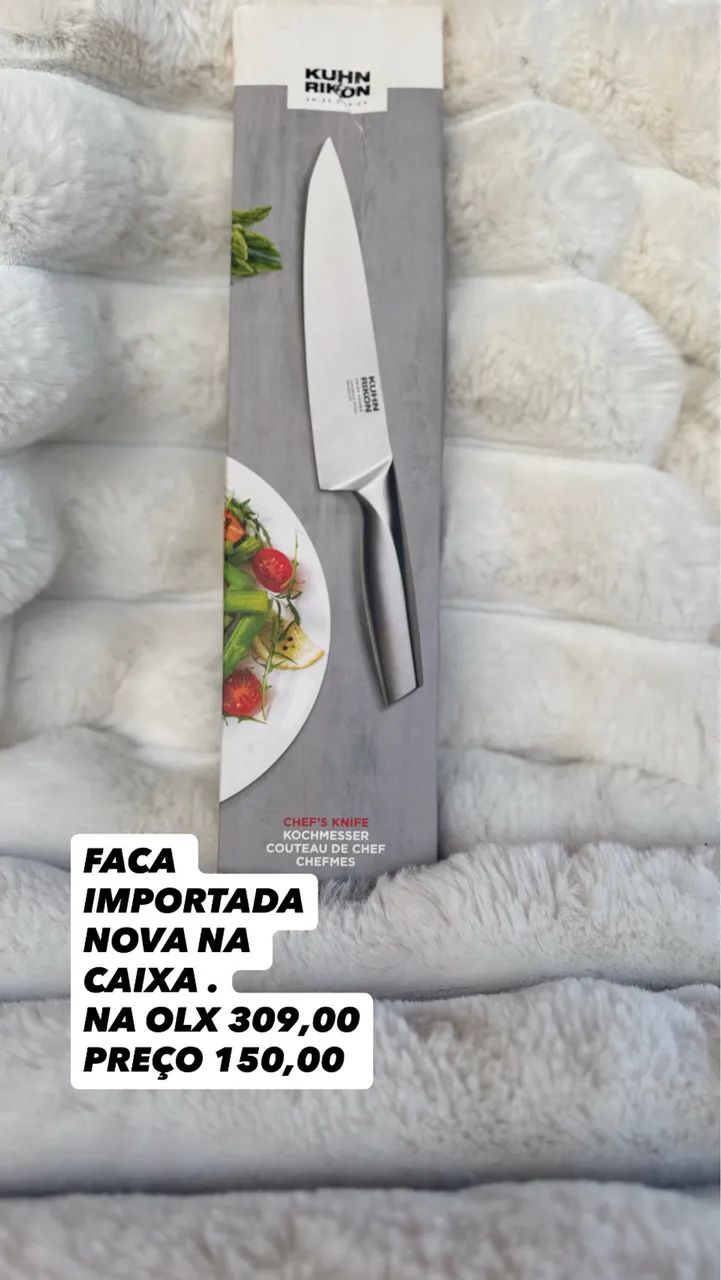 FACA IMPORTADA NA CAIXA