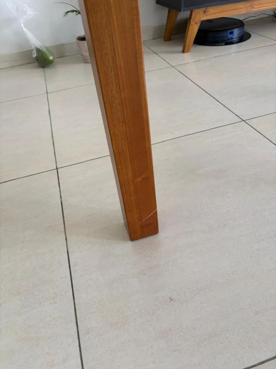 MESA Madeira Maciça Tok&Stok - Foto 4