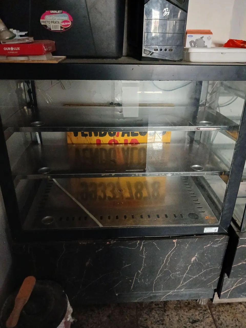 Vitrine de salgado