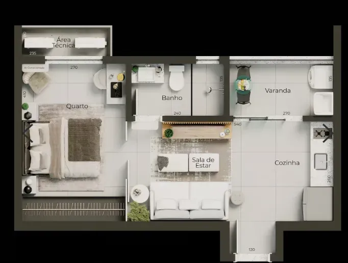 PLANTA 39m²