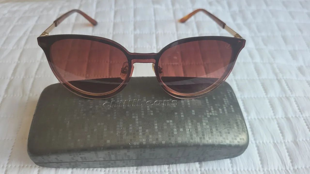 ARMAÇÃO PARA ÓCULOS DE GRAU E SOL FEMININO CHILLI BEANS CLÁSSICO ROSÊ MULTI