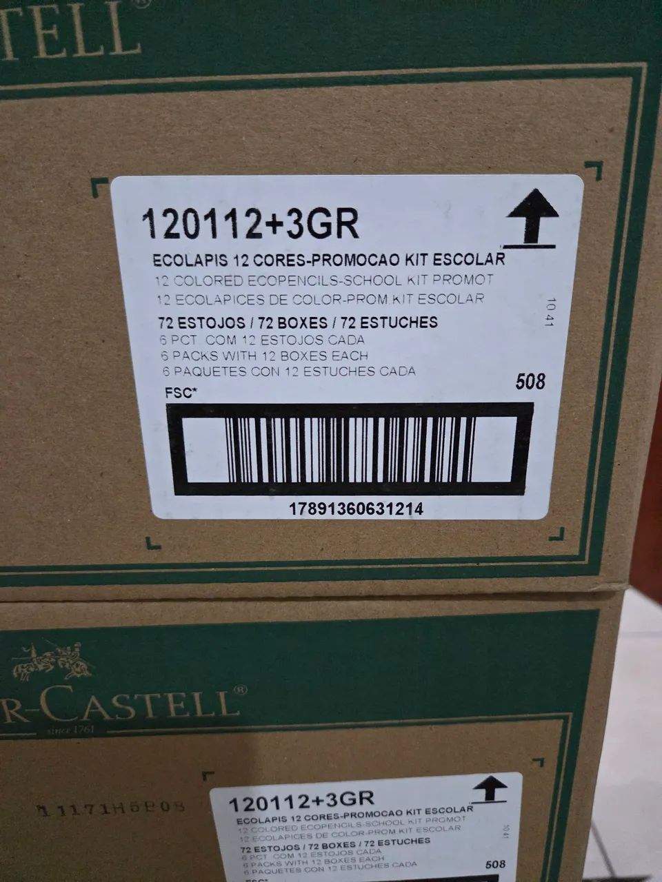 Caixa lápis de cor faber castel  - Foto 2