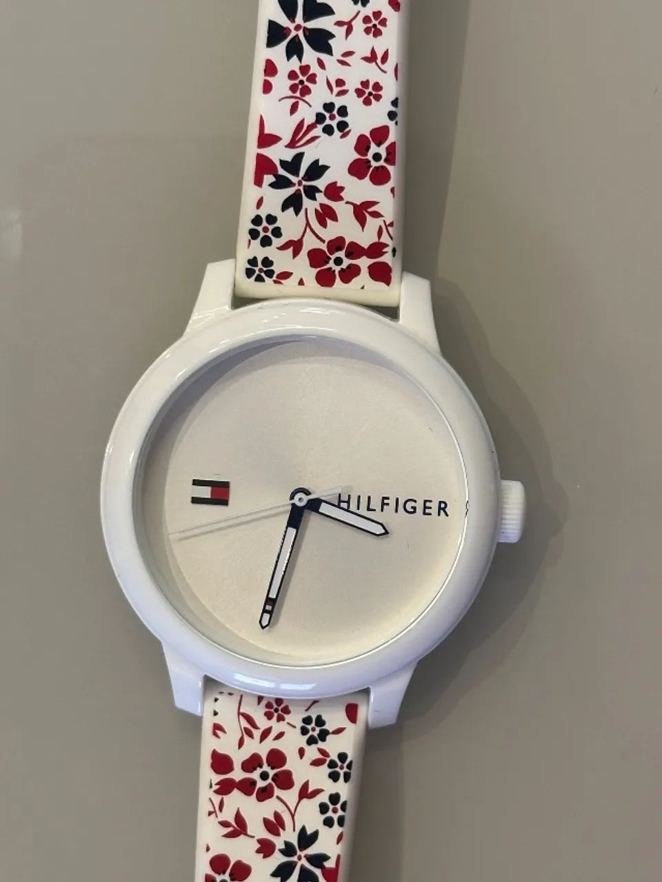 Relógio Tommy Hilfiger Feminino - Floral (Branco) - Foto 2
