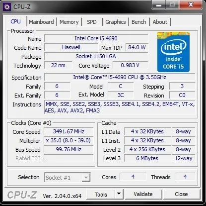 Processador Intel Core I5 4690 - Foto 2