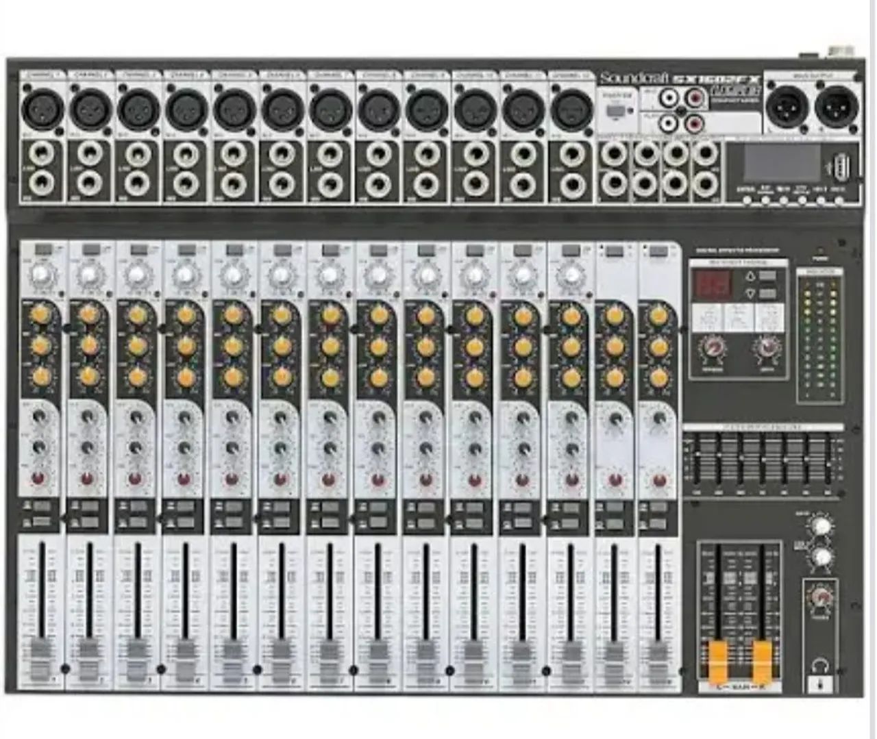 Mesa de som console Soundcraft SX1602FX<br>REC