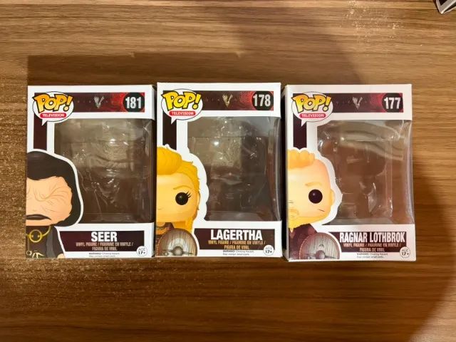 Caixas de Funko Pop com Blister - Vikings