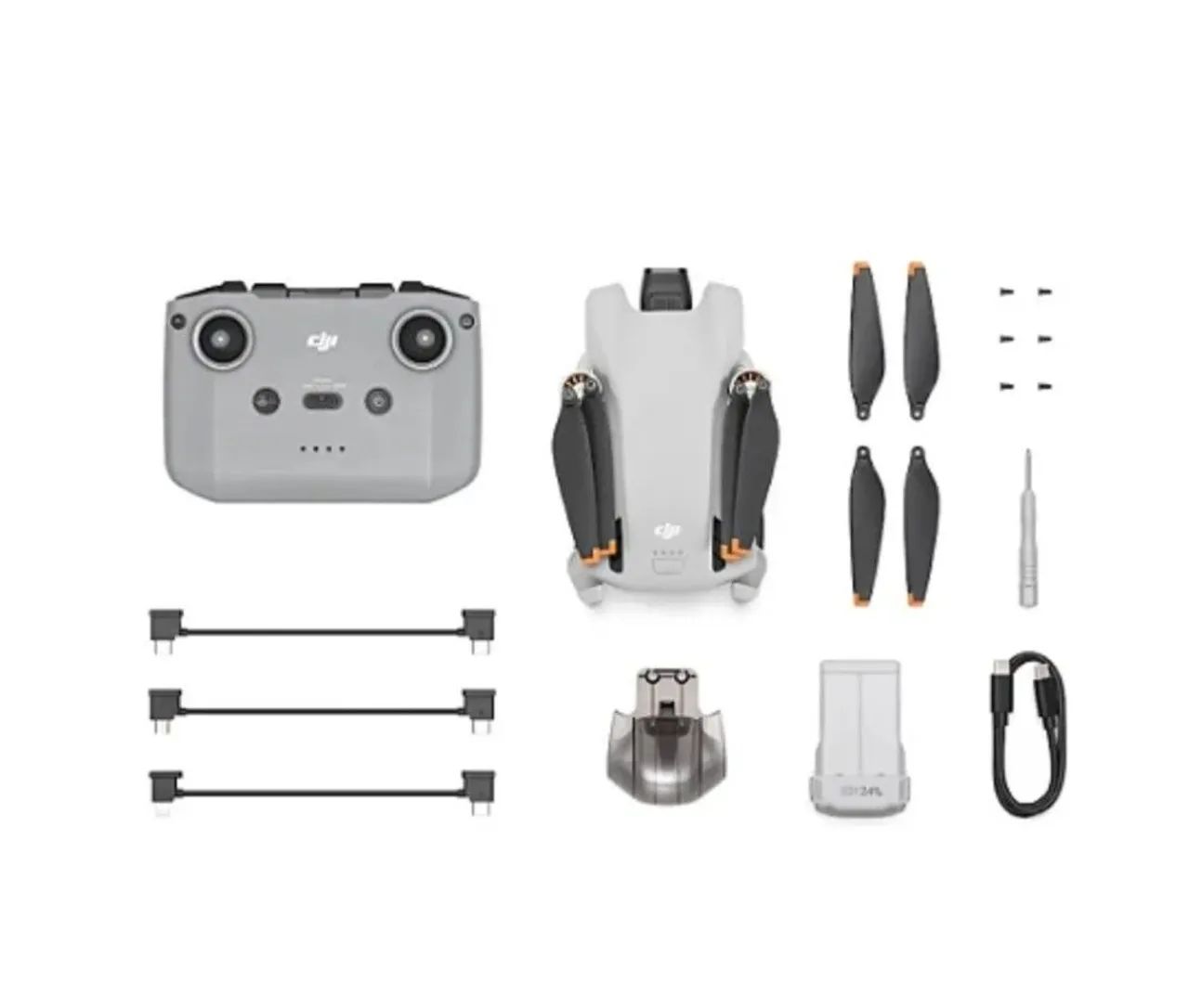 Drone DJI MINI 3 standart RCN1 (sem tela) NOVO e LACRADO com NF com invoice  - Foto 2