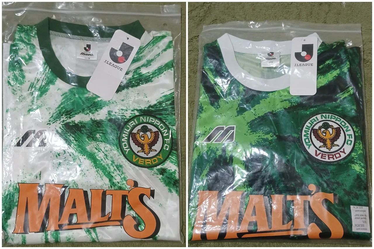 Camisa Verdy Kawasaki Tokyo 1994/1995 J League Home ou Away Década