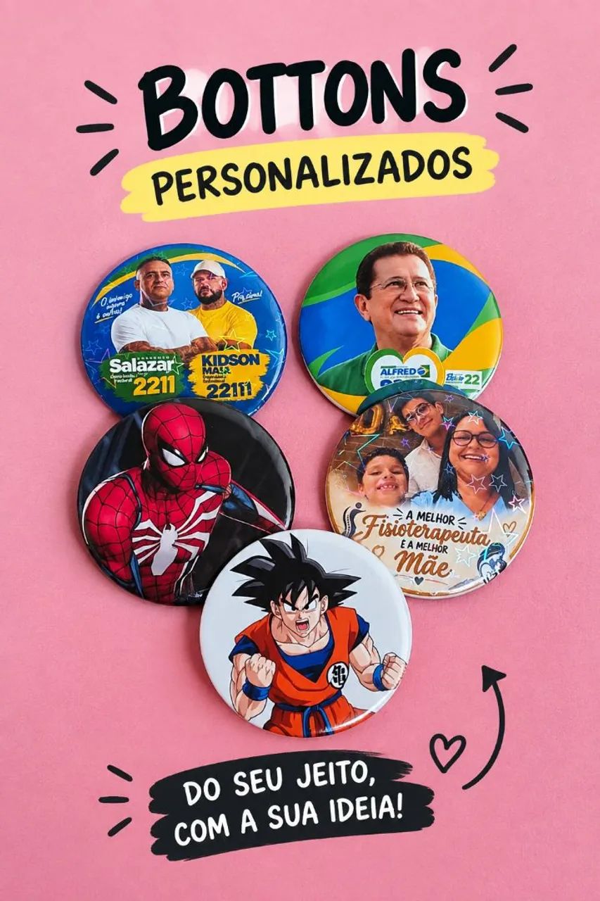 BOTTONS PERSONALIZADOS 