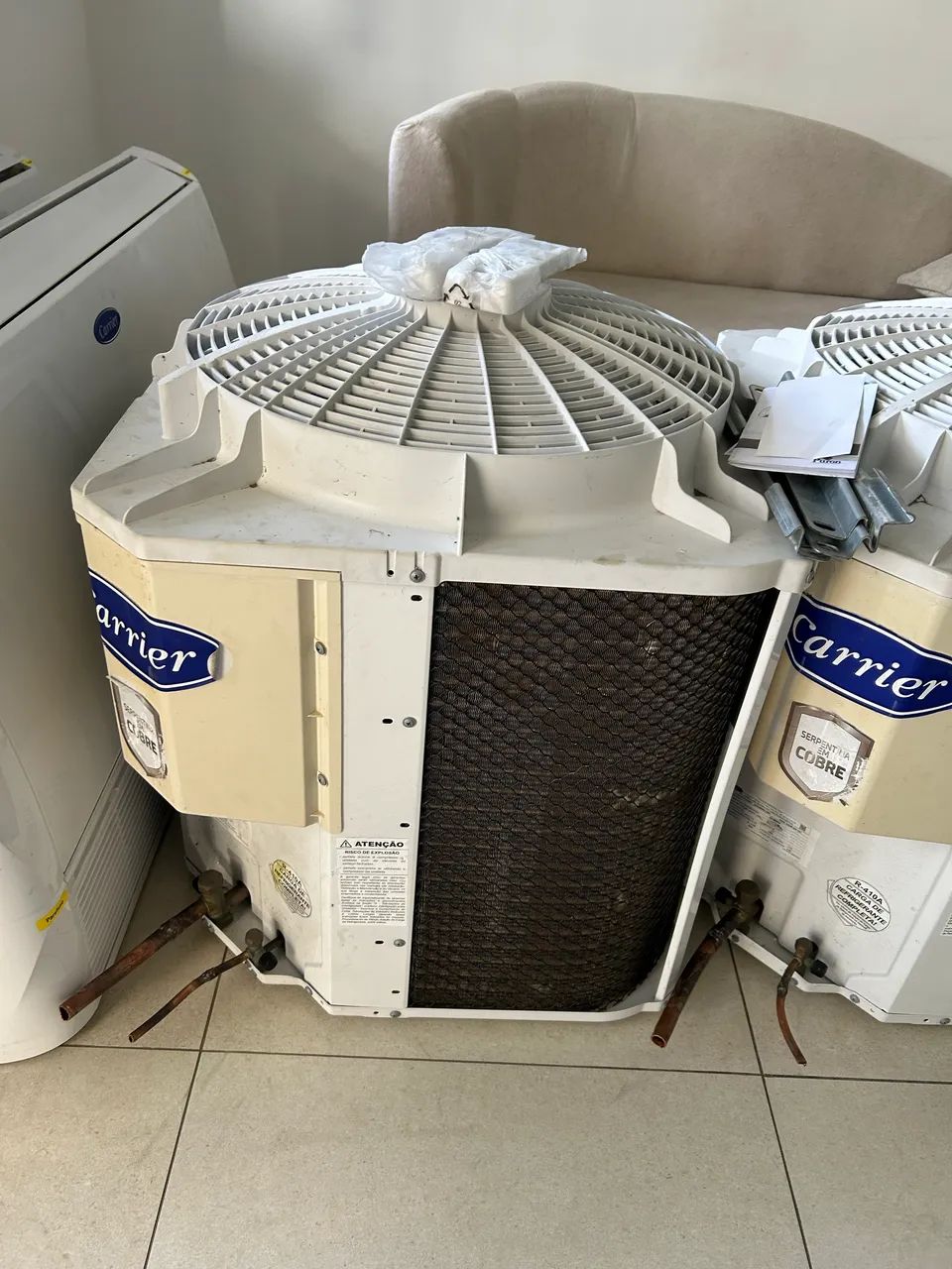 Ar Condicionado Split Frio 36000BTUS Frio Branco 220V Teto Fixo Xperience Midea - Foto 5