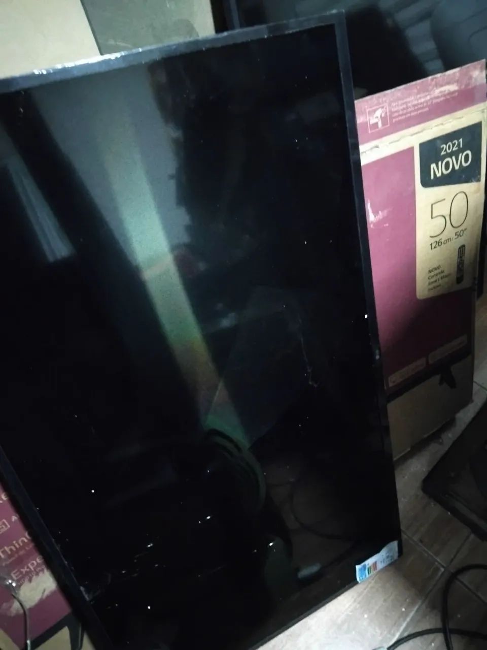 Tv smart 50" polegadas  LG tela quebrada p/ pecas