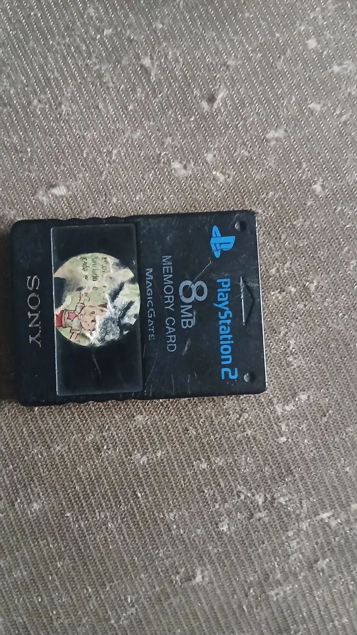 Controle de Play2 + memory card original - Foto 4
