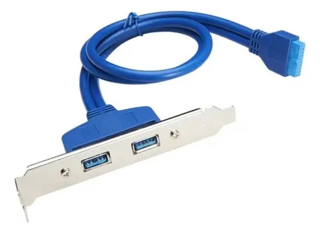 Hub Espelho Usb 3.0 - 2 Portas Traseiro Desktop 19 Pinos - Foto 3