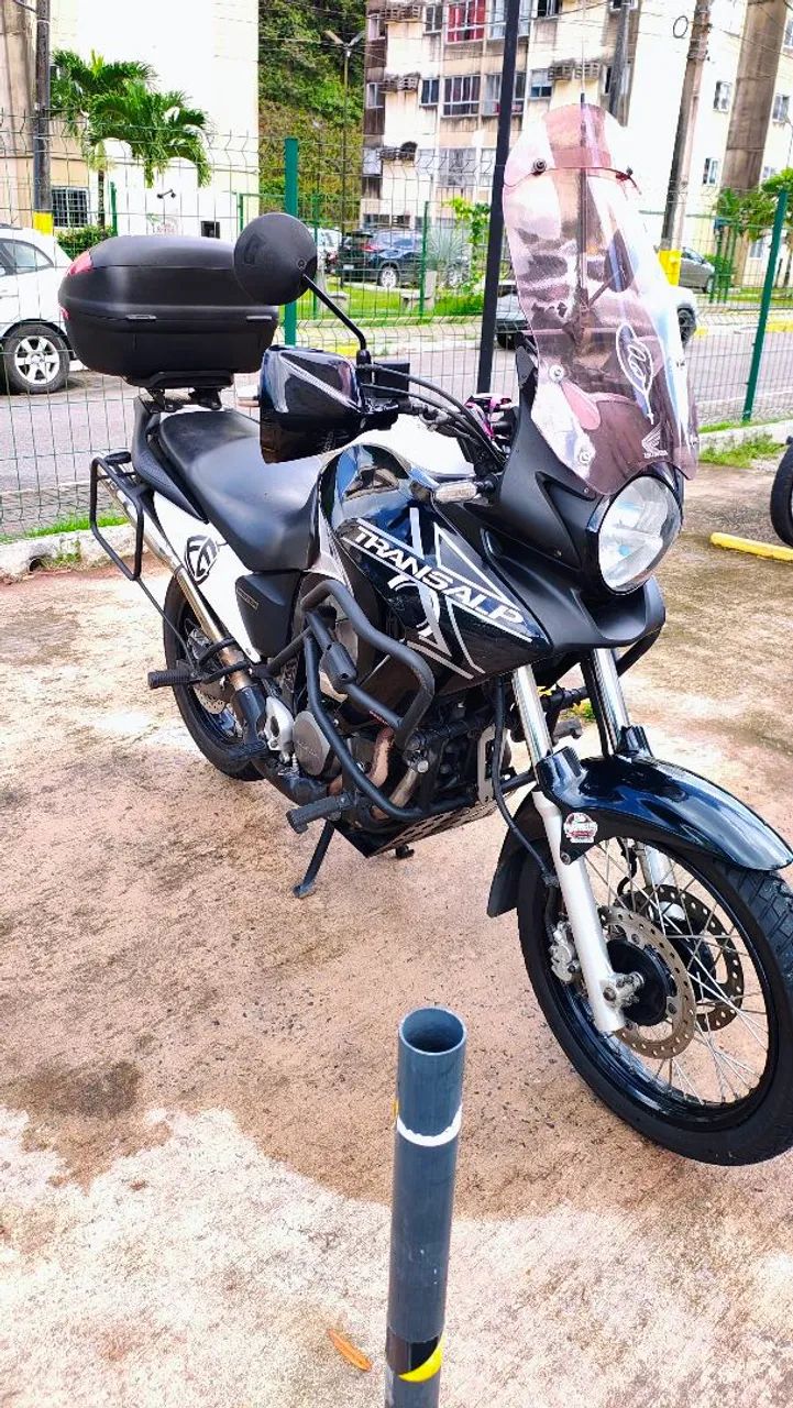 Transalp 2013 toda pronta pra viajar com vários acessórios - Foto 3