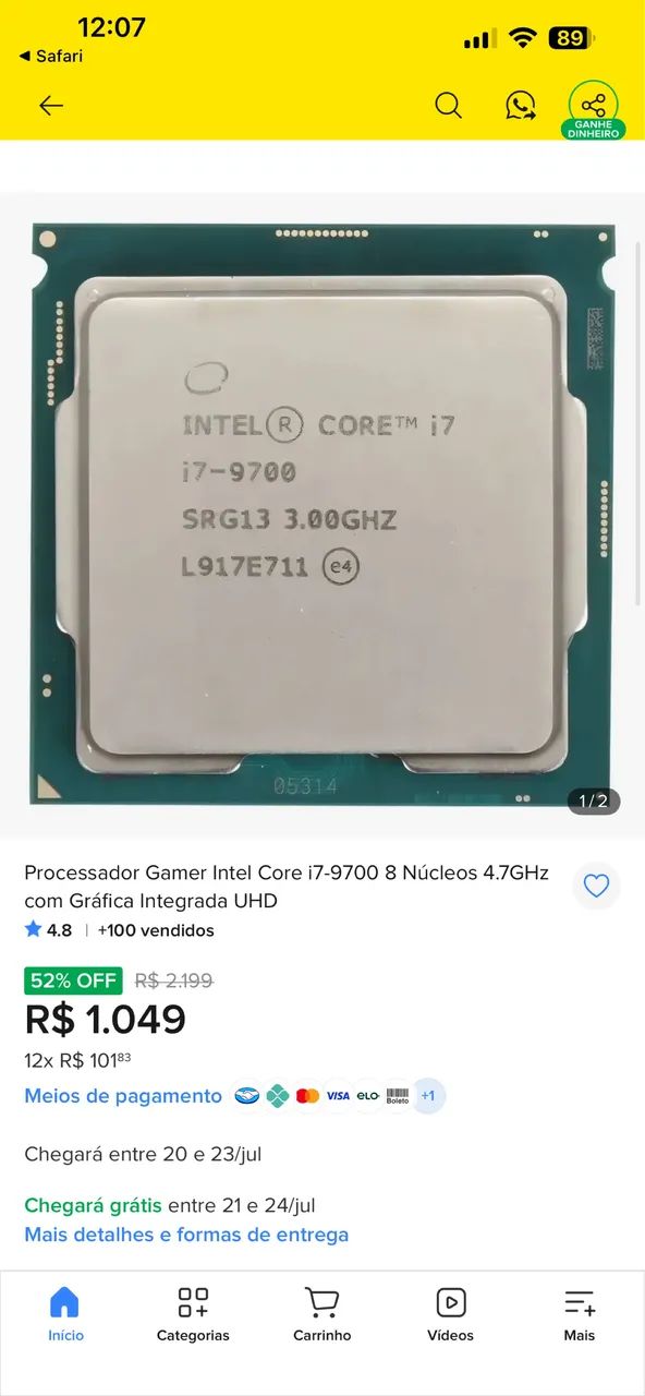 I7 9700