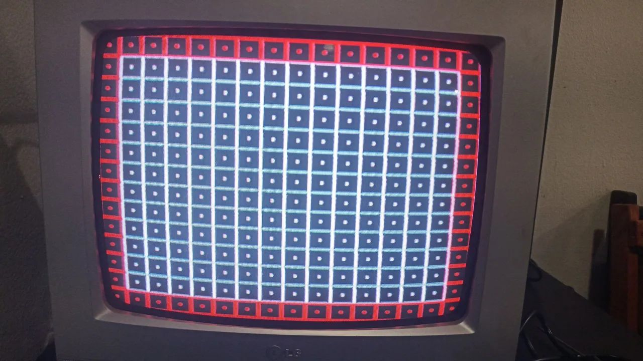 Tv CRT mod componente LG RP tubo tv retrô gamer  - Foto 3
