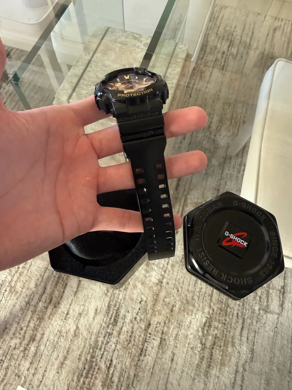 Relógio G-Shock Preto/Dourado - Foto 3