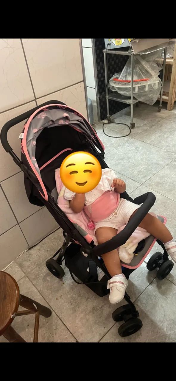 Carrinho e bebê conforto Minnie mouse - Foto 2