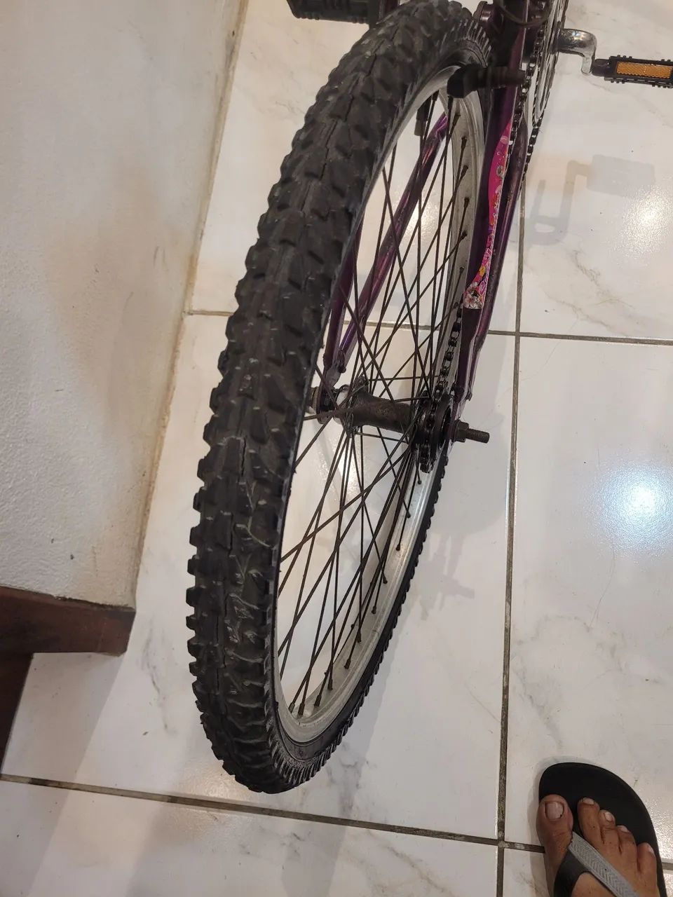 Bicicleta aro 24 feminino seminova  - Foto 5