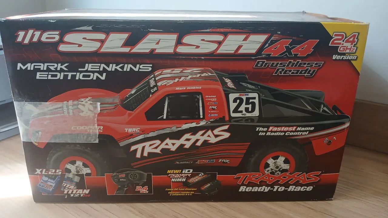 Automodelo RC Traxxas Slash 1/16 completo - Foto 2
