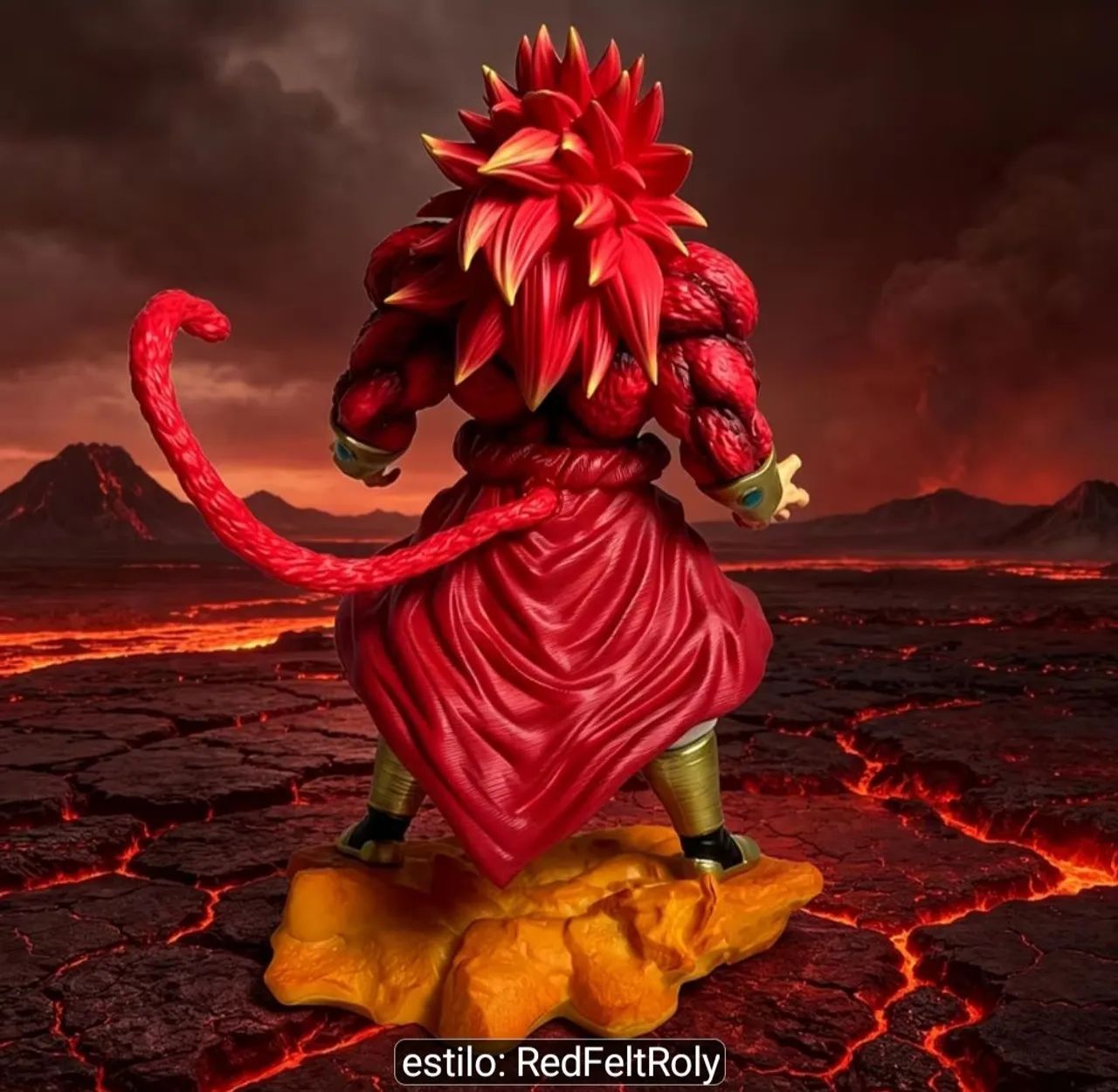 BONECO BROLY SSJ 4 ORIGINAL  - Foto 2