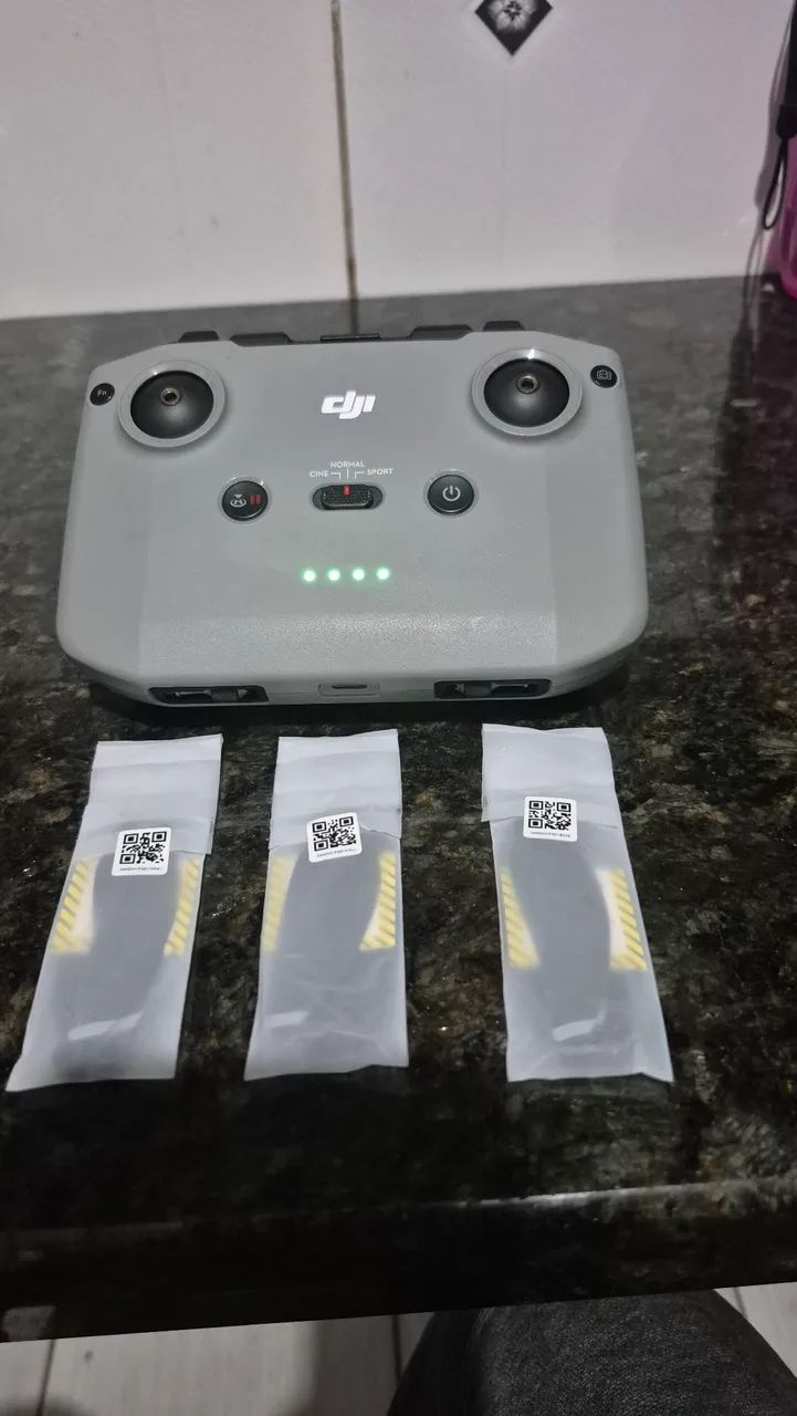 Controle DJI  Mini 2, , SE, 3, 3 Pro,  Mavic + 12 Hélices