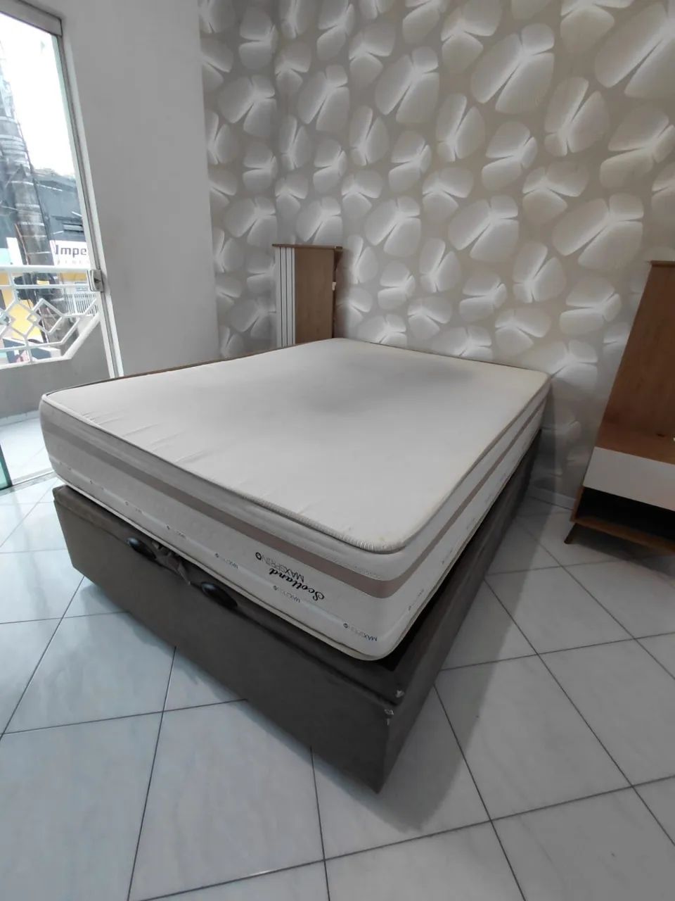 Cama de casal com baú - Foto 2
