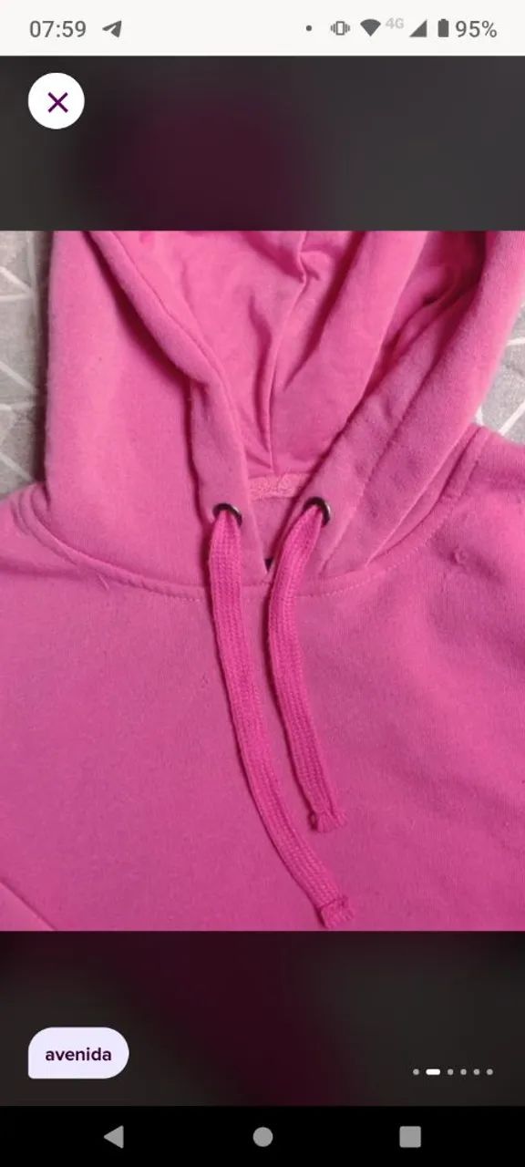 Moletom Feminino Cropped - Foto 2