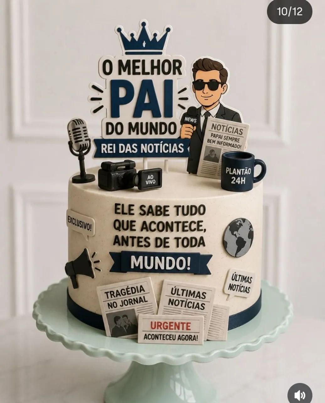 Bolo dia dos pais - Foto 4