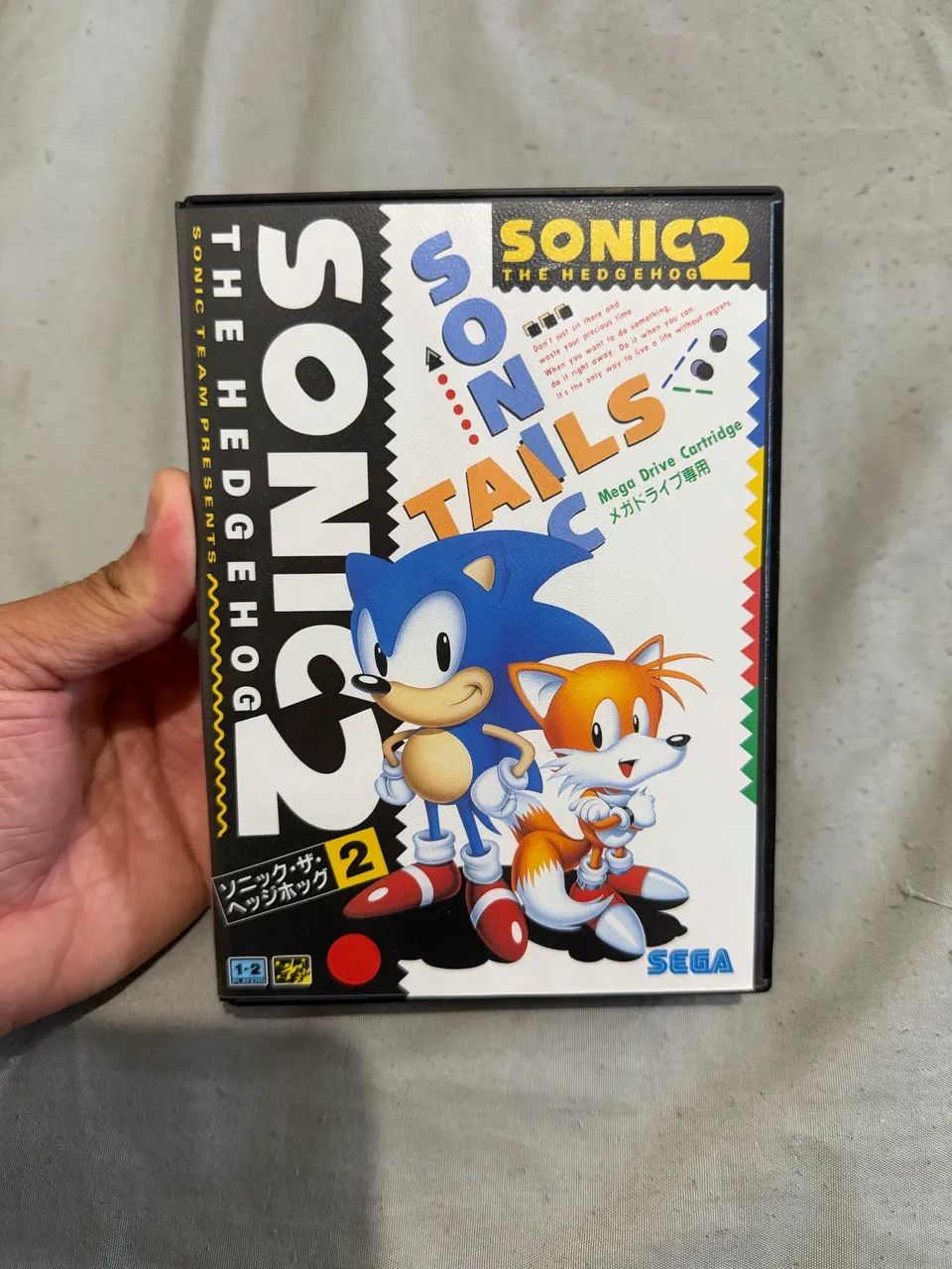 Sonic Hedgehog 2 Mega Drive Jap Completo